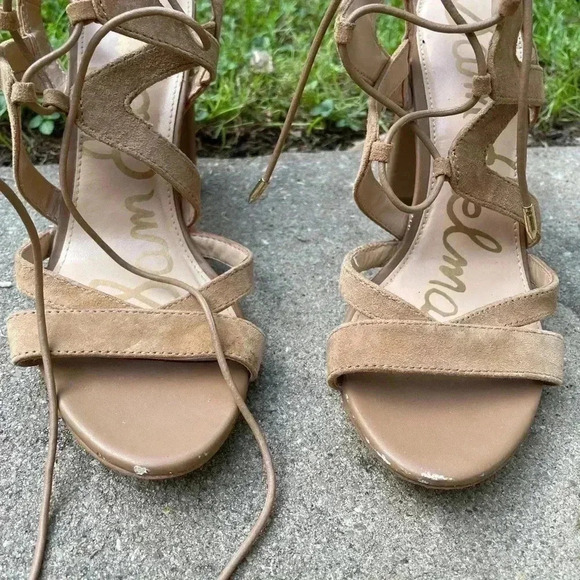 Sam Edelman tie up heels - Picture 3 of 8